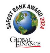 Safest bank award 2024 global finance